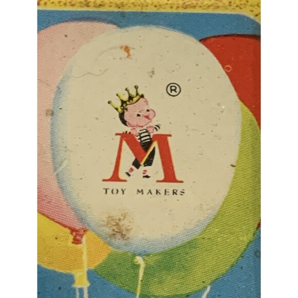 Vintage 1950s Mattel Metal Clown Wind Up Jack in the Box Toy READ - Picture 9 of 12